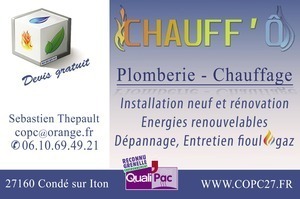Chauff'ô'  Condé-sur-Iton, Plomberie générale